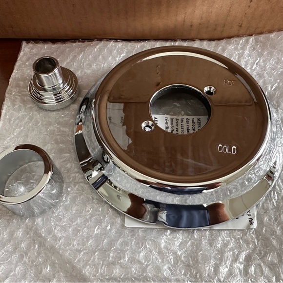 Signature Hardware Beasley Shower Pressure Valve in Chrome - Picture 2 of 6